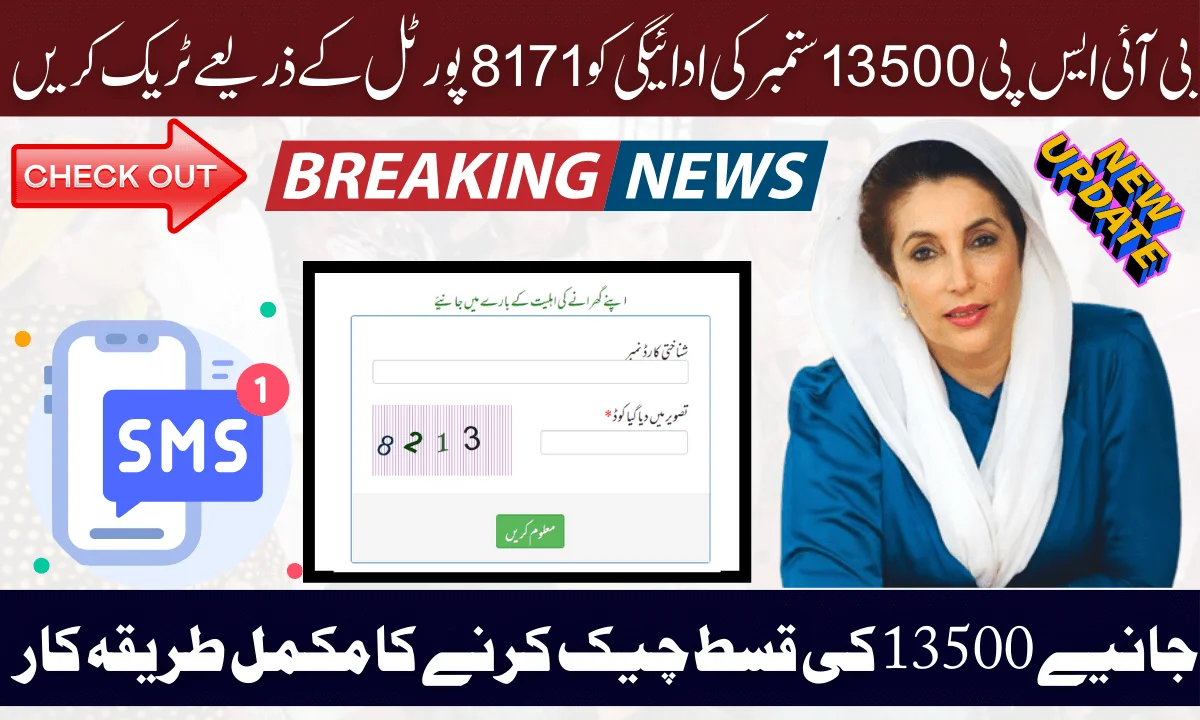 Track Your BISP Cash 13500 Through 8171-Full Process Details