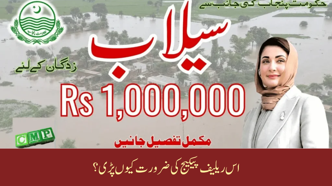 Maryam Nawaz Announces Rs 1 Million Relief for Flood