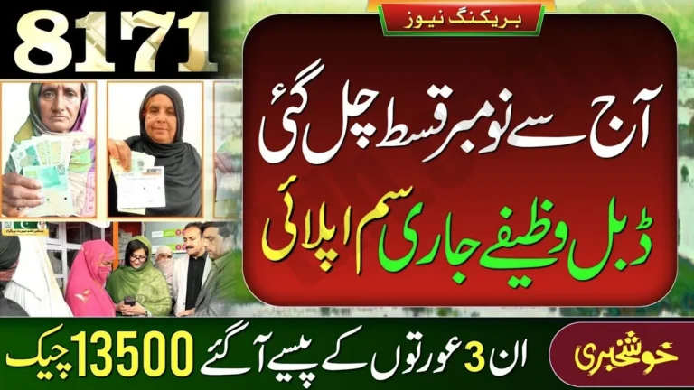 BISP 8171 Payment for november 2025